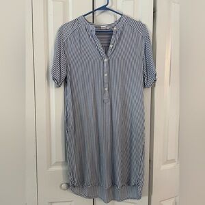 Blue & White Stripe Everyday Summer Dress